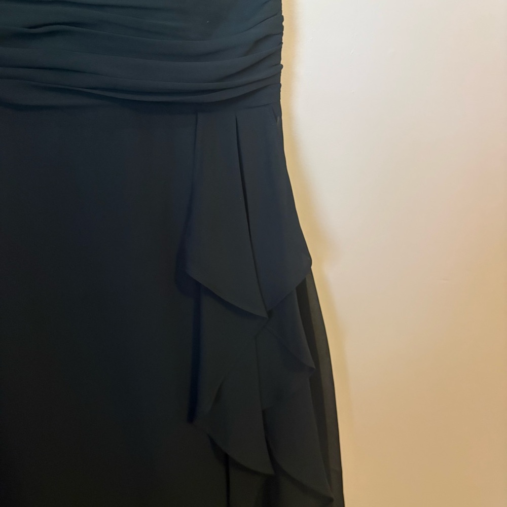 💚($119) Coldwater Creek Black Sheath Midi Dress - Picture 3 of 7